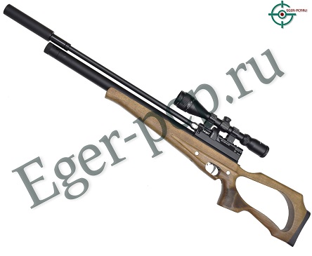 Пневматическая PCP винтовка Jager SP 6.35 мм (Карабин, 550 мм, с полигональным стволом Lothar Walther)